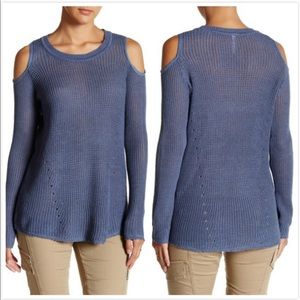Willow & Clay Cold Shoulder Sweater Small